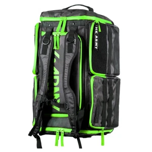 HK Army Expand Backpack Gearbag - Shroud Black / Green - Paintball - Picture 1 of 7