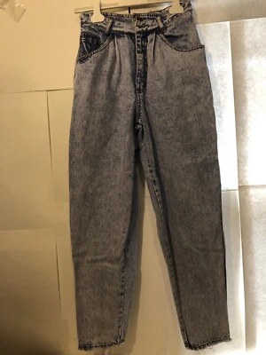 Vtg Get Used By Elie Jeans High Waist Tapered Leg 90s Hip Hop 28 26” Waist Flaw - Image 1 of 4