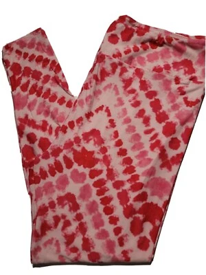 Lularoe Pink Tie Dye TC2 Leggings BCA Chevron Zig Zags UNICORN HTF Foto 1 de 3