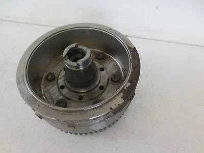 Honda Rincon 680 2006 ATV usado OEM volante con engranaje de embrague de arranque - algo de óxido Foto 1 de 3