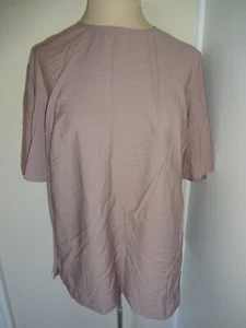 Nuevo con etiquetas Nuevo Para Mujer Cacao Un Nuevo Día Top Camisa Blusa L Marrón Mangas Cortas - Imagen 1 de 6