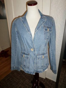 Chaqueta vaquera ajustada Ann Taylor Loft talla 6 - Imagen 1 de 3