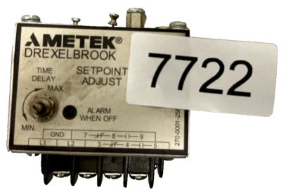 Ametek Drexelbrook 406-6002-F01 Point Level Control Unit Time Delay 129111 - Image 1 of 2