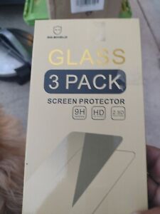 Mr Shield Tempered Glass Screen Protector for smartphones iphone & samsu- 3 Pack