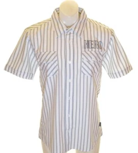 New Men's Hero Wrangler Short Sleeve Shirt Button Pockets Embroidered Large - Picture 1 of 3