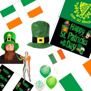 Accesorios para el Día de San Patricio - Globos Souvenirs Duendes Sombreros Banderas - Imagen 1 de 48