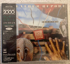 Weather Report – This Is This (CD) JAPAN OBI SRCS-7183 NEW & Sealed  RARE Promo