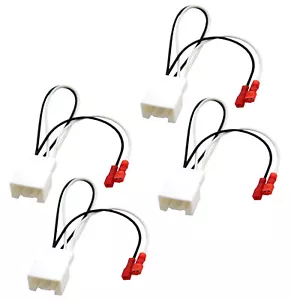 Fits Mazda 2 2011-2014 Factory Speaker Replacement Connector Harness Kit Pair - Picture 1 of 2
