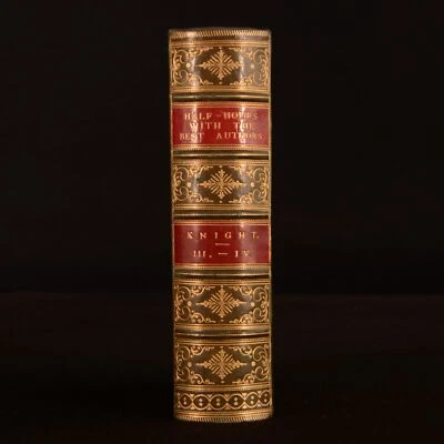 1885 2vols in 1 only Half Hours With The Best Authors Charles Knight Chandos ... - Image 1 of 4