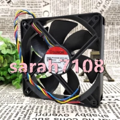 1PC SUNON PFC0252B1-E02C-S99 24V10.80W 12025 Large air cooling fan two-wire #LM - Image 1 of 3