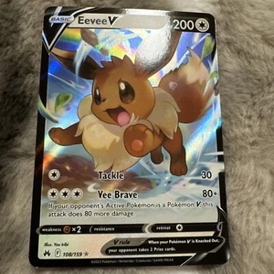 Pokémon Sammelkarte Evoli V - Zenit Der Könige 108/159 - Holo - DE - NM - Bild 1 von 4