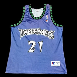Champion EU Kevin Garnett Timberwolves NBA Trikot Basketball Jersey Air Jordan - Picture 1 of 9