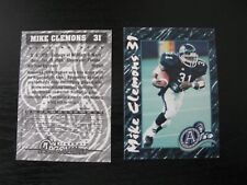 Mike Pinball Clemons  1996  year Toronto Argonauts Argo team issued  card