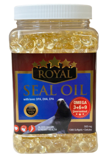 ROYAL Seal Oil OMEGA-3+6+9 1088 Softgels(加拿大ROYAL皇家礼海豹油 OMEGA-3+6+9 (頂配) 1088粒入)