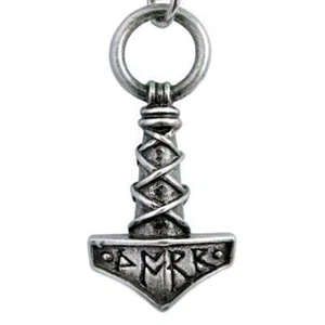 Thor's Hammer Amulet Pendant Necklace Boxed, Viking Warrior, Alchemy England - Picture 1 of 7