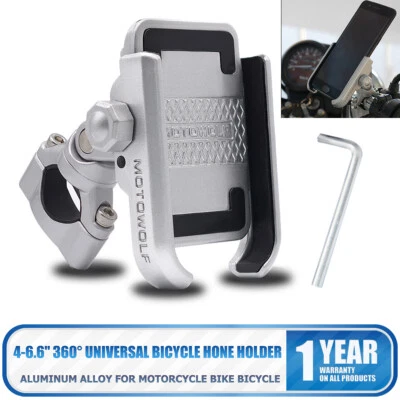 Phone Holder 360° Adjustable for Bicycle Motorcycle Mountain Bike New durable - Image 1 of 4
