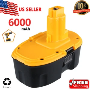 1 Pack for Dewalt 18 V Battery 6.0Ah Ni-Mh Replacement DC9096 DC9098 DC9099 NEW - Picture 1 of 12