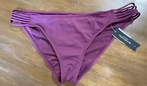 Ambrielle NEW Women's Large Bikini Swim Bottom Plum - Picture 1 of 5