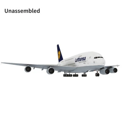 1/100 A380 Lufthansa Civil Airliner Plane Model Aircraft Unassembled Paper Model - Image 1 of 4