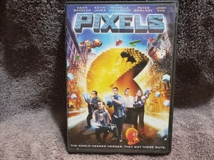 (3FREE) USED DVD Pixels (WS, 2015) Adam Sandler - Picture 1 of 3