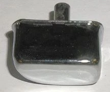 Chrome Outside Door Handle Button 1952-56 Ford Passenger Car RH or LH - Image 1 of 2