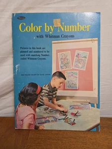 Whitman Color By Number Book 1965 Vintage New Unused - Foto 1 di 3