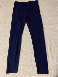 Justice Girls Navy Blue Leggings Size 16/18 - Picture 1 of 2