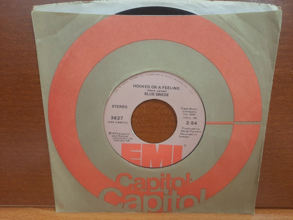 45 / Blue Swede / 1974 / Hooked On A Feeling / Gotta Have Your Love Foto 1 de 1