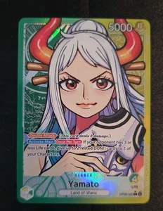One Piece TCG English Wings of the Captain OP06-022 Yamato Leader Alt Art NM  - Bild 1 von 2