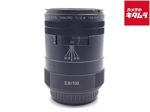 PENTAX HD PENTAX-D FA MACRO 100mmF2.8ED AW BLACK -Mint- `3085 - Picture 1 of 3
