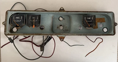 Dodge Gauge Cluster 1965 1966 carcasa vintage Foto 1 de 4