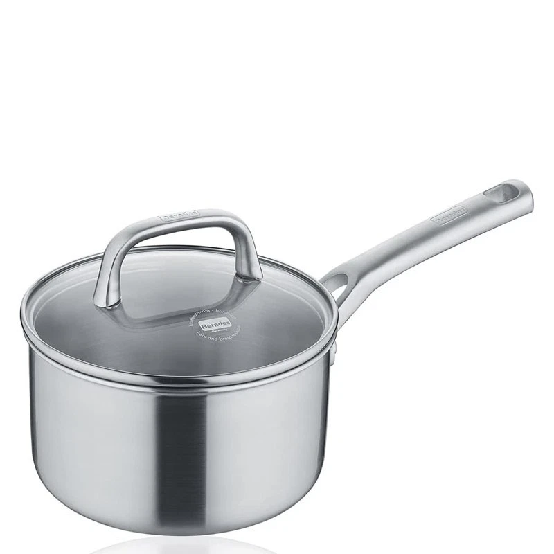 Berndes, Tricion Resist, Casseruola Manico Lungo 16cm + Coperchio, Acciaio - Immagine 1 di 3