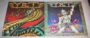 Y&T  (2 x LP U.S. Vinyl Lot)  In Rock We Trust / Mean Streak - Picture 1 of 2