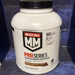 Muscle Milk Pro Series Protein Powder Supplement Knockout Chocolate 5LB EX 12/25 - Picture 1 of 3