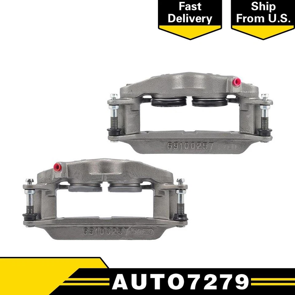 Pinza de freno de disco delantera Nugeon 2 piezas para Ford F-250 1968 1969 1970 1971 1972 Foto 1 de 4