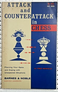 1974 Attack and Counterattack in Chess Softcover Illustrated 154 pages - Picture 1 of 3