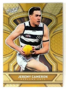 2025 Select AFL Luminous Gold Dragon Scales #LDG73 Jeremy Cameron Geelong - Picture 1 of 3