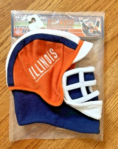NEW Collegiate ILLINOIS Football Helmet Hat * Costume / Fan Gear - Kids Small - Picture 1 of 5