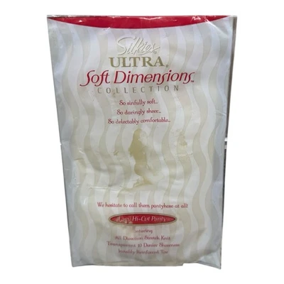 Pantimedias Silkies Ultra Suave Dimensiones Encaje Corte Alto Panty Talla M Blanco 150204 Foto 1 de 2