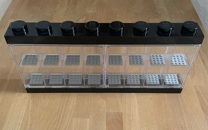 Lego Schaukasten Vitrine Minifiguren für 16 Figuren schwarz - Bild 1 von 4