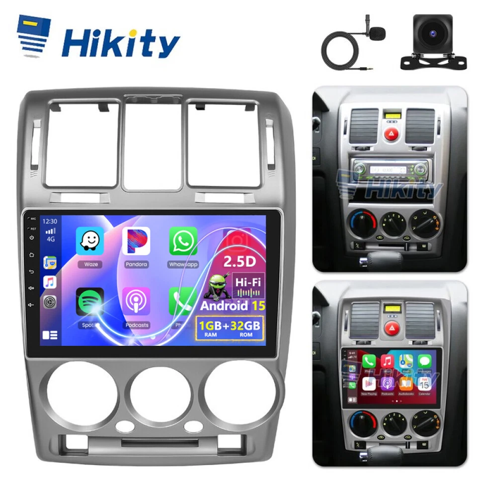 9" CarPlay Android 15 Autoradio GPS Navi WIFI RDS BT Kamera Für Hyundai Getz TB - Bild 1 von 4