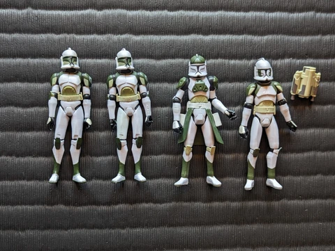 Star Wars Clone Anit Hailfire Droid Bantha Squad Lot Jet Trooper Gunner Cover