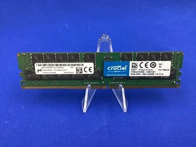 CT64G4LFQ4266 CRUCIAL 64GB (1X64GB) 4DRX4 PC4-2666V MEMORY - Image 1 of 2