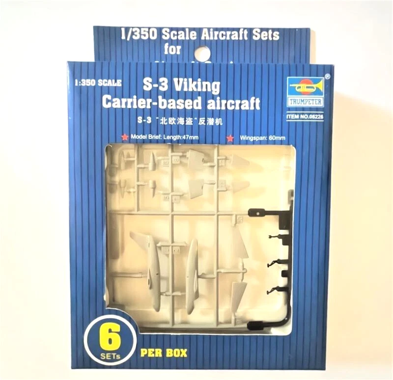 TRUMPETER Aircraft Set 1:3 50 Scala Tru06226 S-3 Viking Carrier-Based Aircraft - Immagine 1 di 4