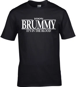 T-shirt uomo Brummy - 100% Brummy Birmingham Inghilterra inglese - Foto 1 di 3