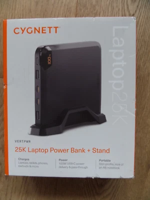 Cygnett 25K Laptop Power Bank + Stand BNIB VERTPWR - Image 1 of 4