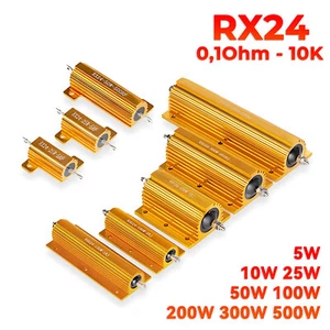 Widerstand 5W bis 500W 0,1 Ohm - 10 K Ohm Auswahl Lastwiderstand Drahtwiderstand - Bild 1 von 14