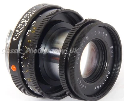LEICA Elmar-M 1:2.8/50 Leica Elmar M 11831 50mm F2.8 E39 Lens + ORIGINAL Packing - Image 1 of 4
