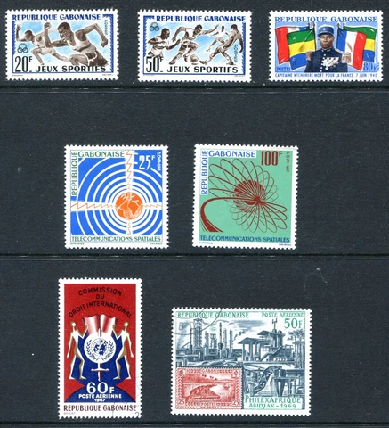 Gabon 1962 - 1969 Unused(NH) Lot Cover