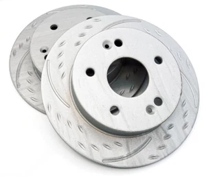 Honda Civic Cross Drilled & Slotted Brake Rotors 2006-2008 - Bild 1 von 3